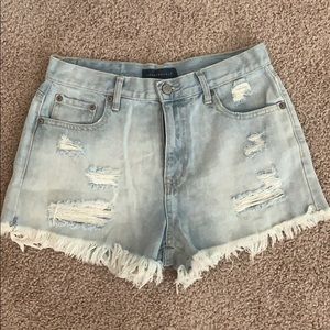 High rise cheeky boyfriend shorts brand new